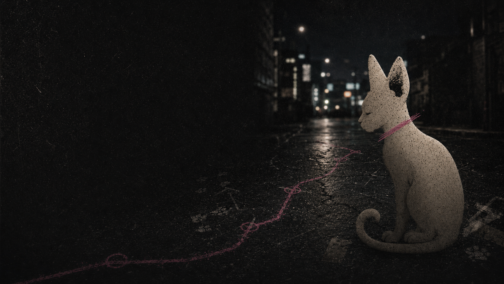 STRAY PLAN city night scene with Stray #07